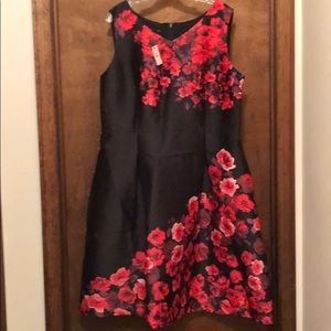 NWT Talbots Floral Dress, Size 18